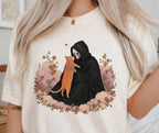 Grim Reaper Cat T-Shirt - Charmed and Wyld