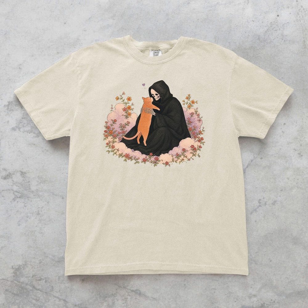 Grim Reaper Cat T-Shirt - Charmed and Wyld