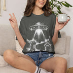 Raccoon Alien Invasion T-shirt