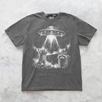 Raccoon Alien Invasion T-shirt