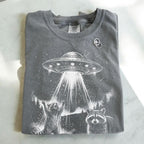Raccoon Alien Invasion T-shirt