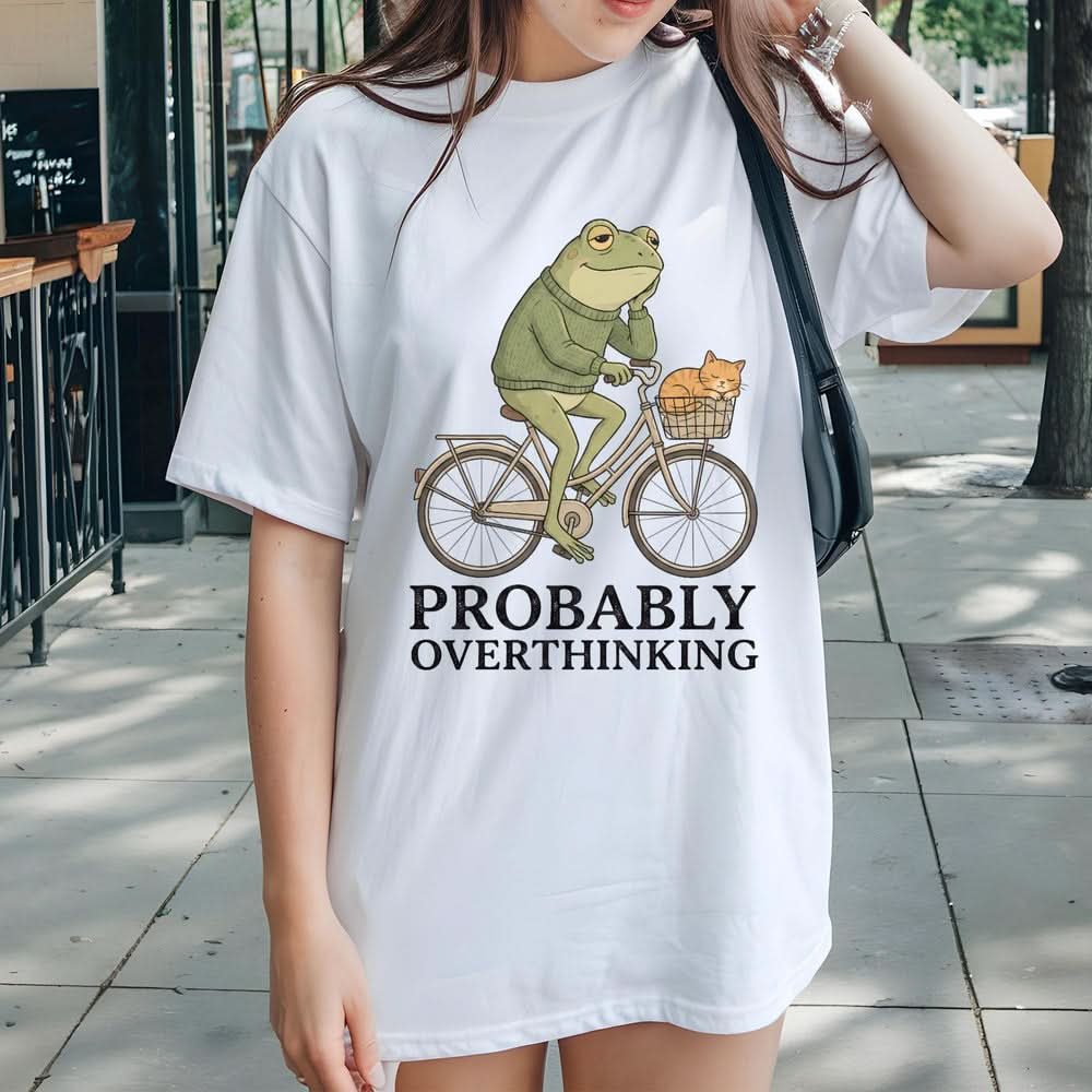 Probably Overthinking Frog T-shirt