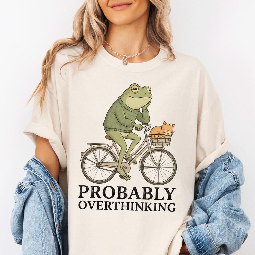 Probably Overthinking Frog T-shirt