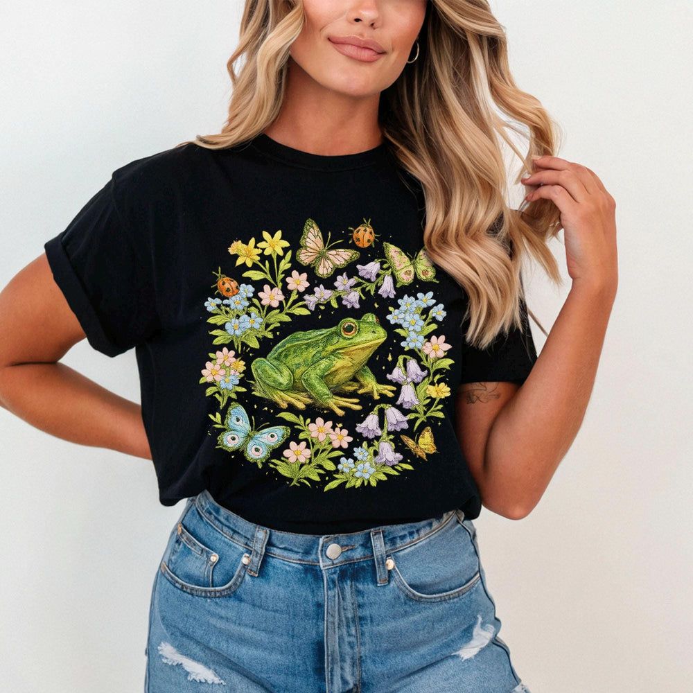 Frog Wildflower T-Shirt