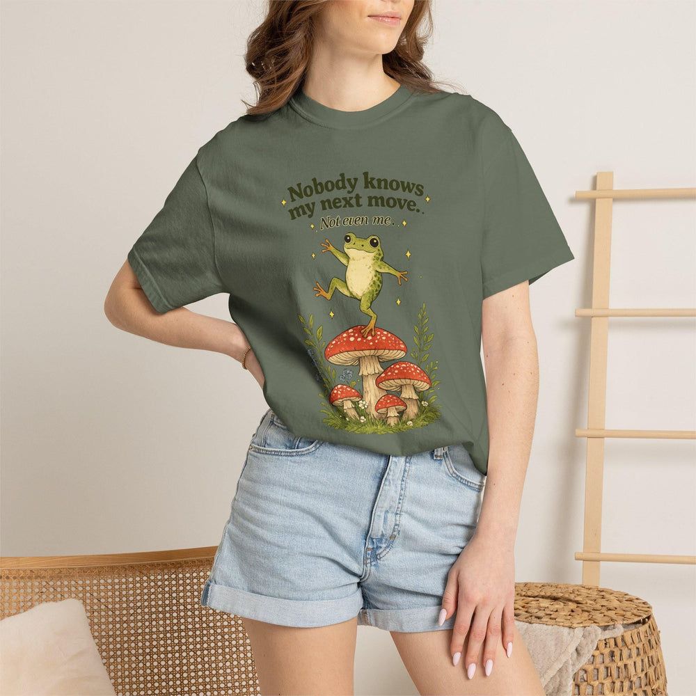 Nobody Knows My Next Move Frog T-Shirt