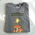 Nobody Knows My Next Move Frog T-Shirt