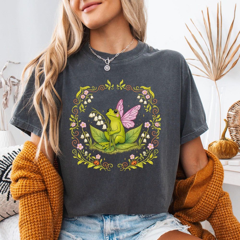 Frog Fairy Wildflower T-Shirt