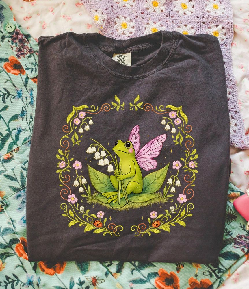 Frog Fairy Wildflower T-Shirt