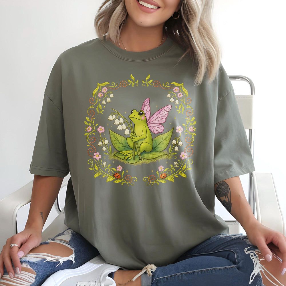 Frog Fairy Wildflower T-Shirt