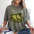 Frogs Stargazing Wildflower T-Shirt