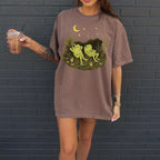 Frogs Stargazing Wildflower T-Shirt