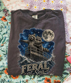 Feral at Sea Raccoon Tshirt - Charmed and Wyld