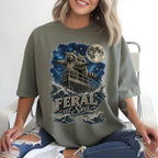 Feral at Sea Raccoon Tshirt - Charmed and Wyld
