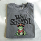 Well Sheeyit Frog Sheriff T-shirt