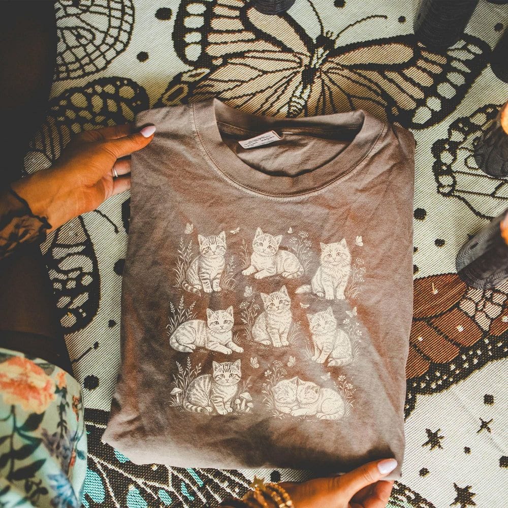 Cat Collage T-Shirt - Charmed and Wyld