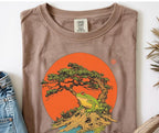 Bonsai Tree Sun and Frog T-Shirt - Charmed and Wyld