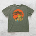 Bonsai Tree Sun and Frog T-Shirt - Charmed and Wyld