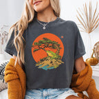 Bonsai Tree Sun and Frog T-Shirt - Charmed and Wyld