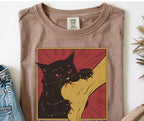 Black Cat Vampire T-shirt - Charmed and Wyld