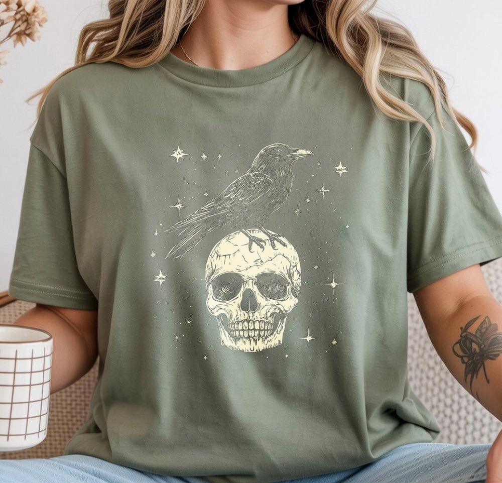 Raven Skull T-Shirt