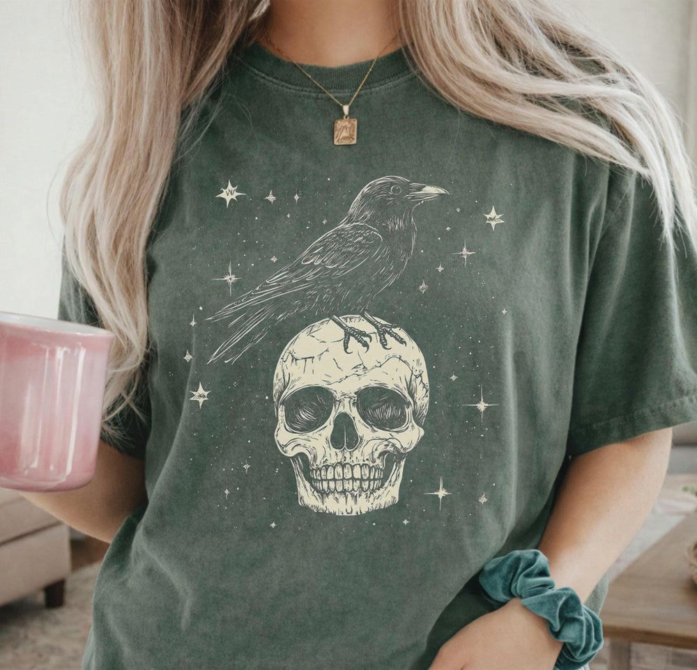 Raven Skull T-Shirt
