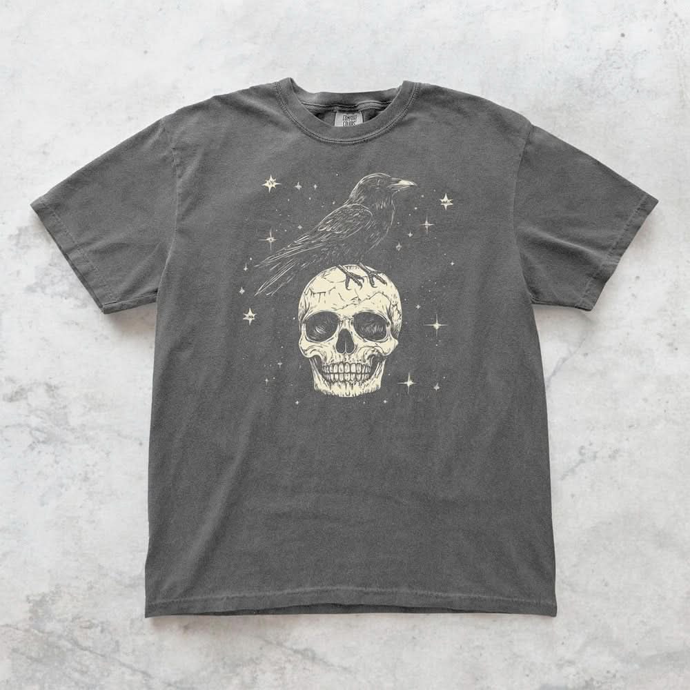 Raven Skull T-Shirt