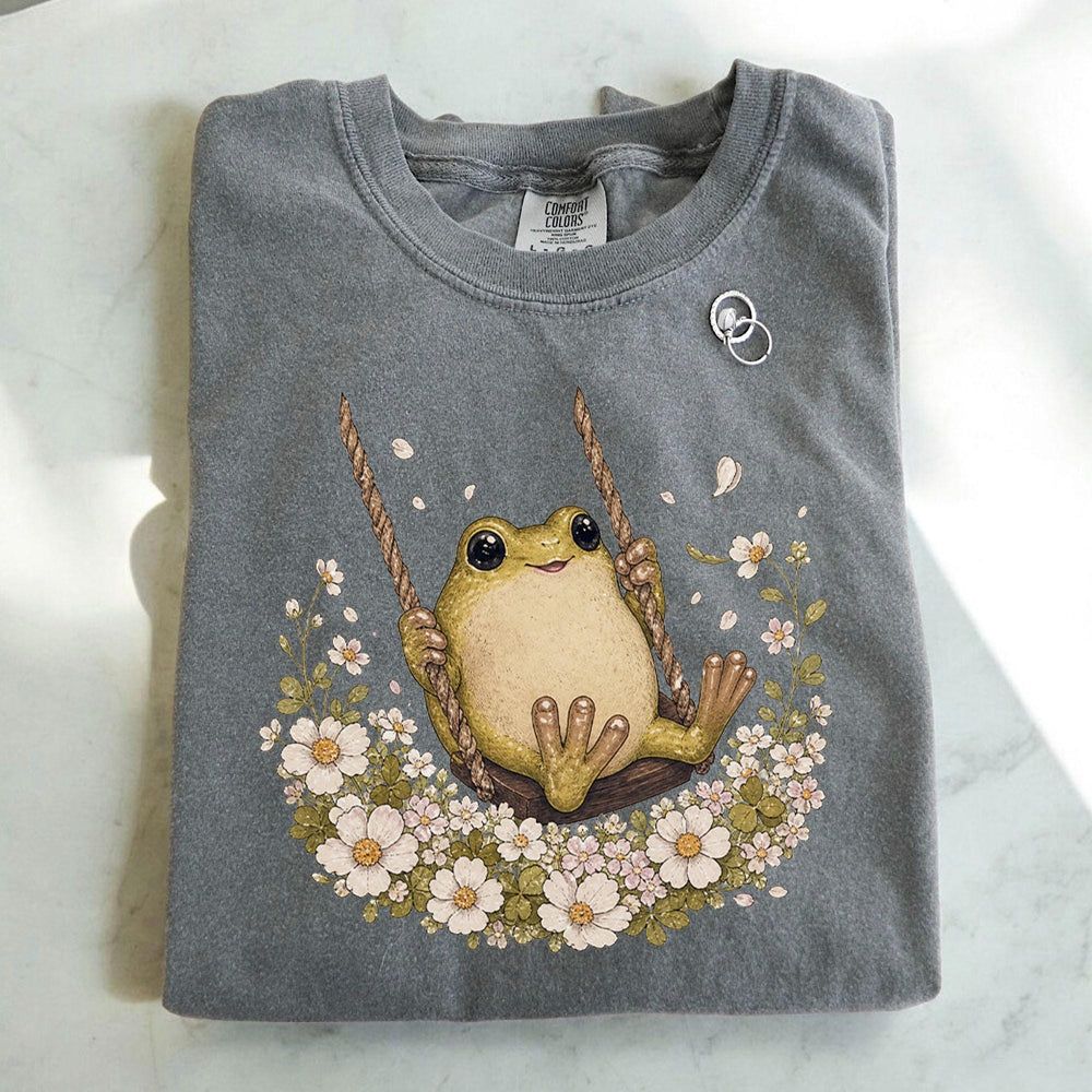 Frog Swing Wildflower T-Shirt