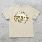 Sleepy White Cat T-Shirt - Charmed and Wyld