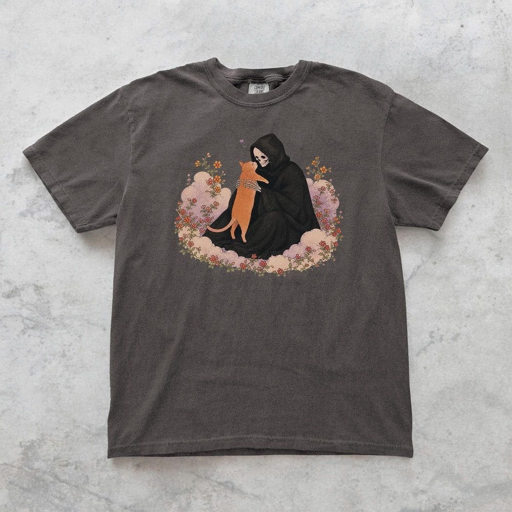 Grim Reaper Cat T-Shirt - Charmed and Wyld