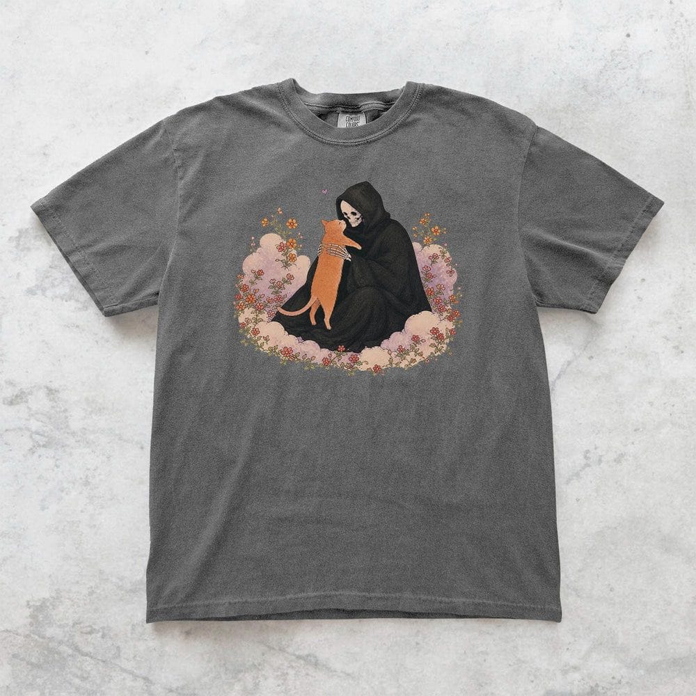 Grim Reaper Cat T-Shirt - Charmed and Wyld