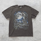 Vintage Wolf Moon Graphic T-Shirt - Charmed and Wyld