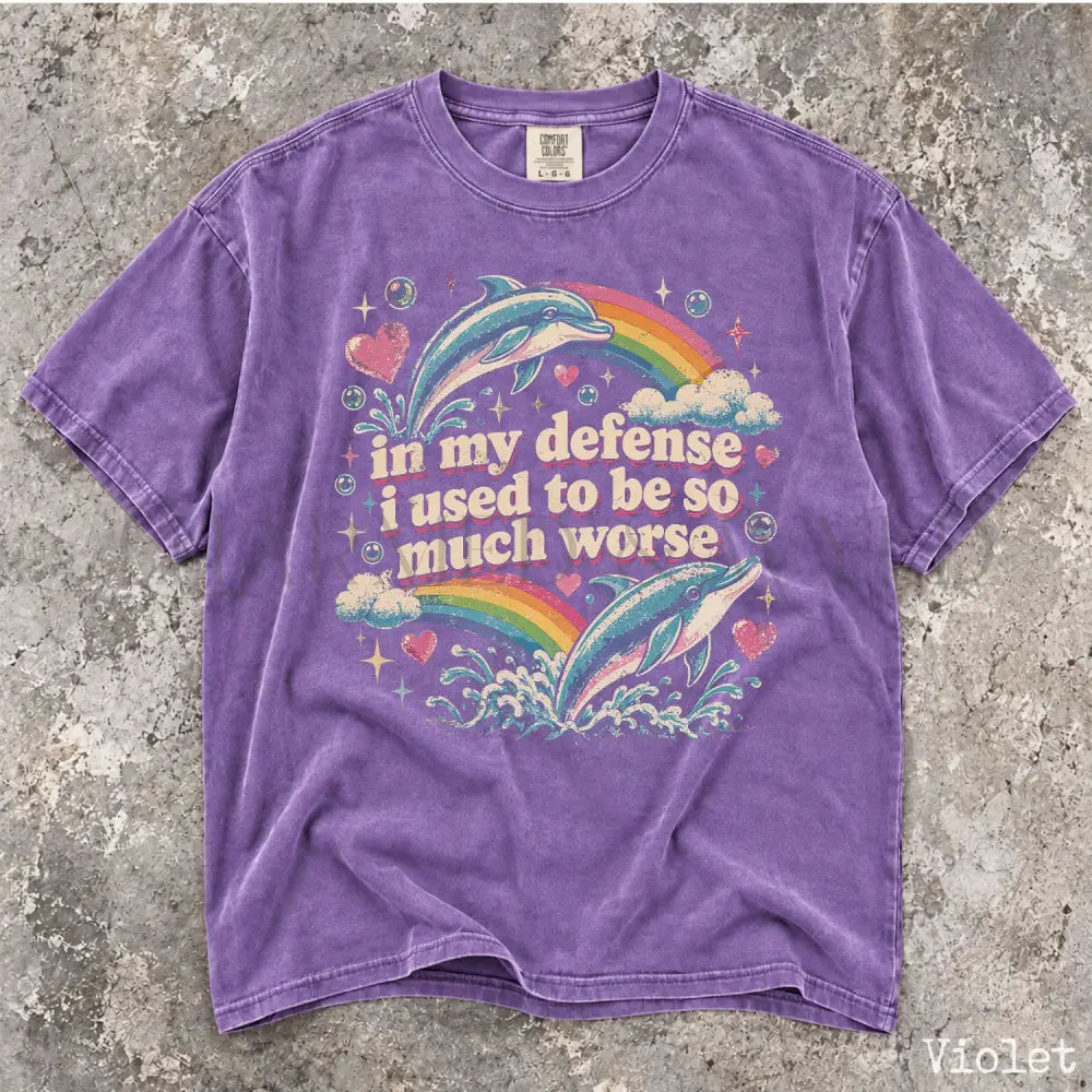 In My Defense Comfort Colors T-Shirt - T-Shirt