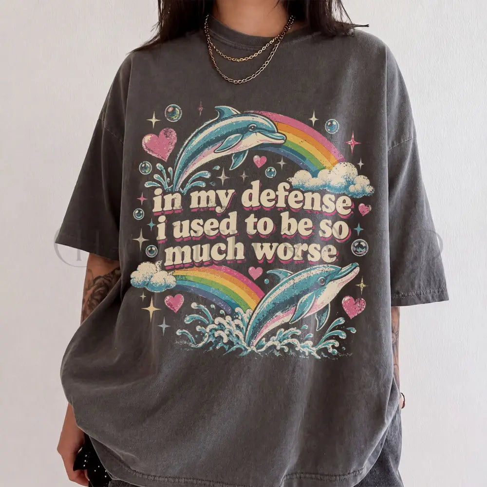 In My Defense Comfort Colors T-Shirt - T-Shirt
