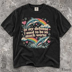 In My Defense Comfort Colors T-Shirt - Black / S - T-Shirt