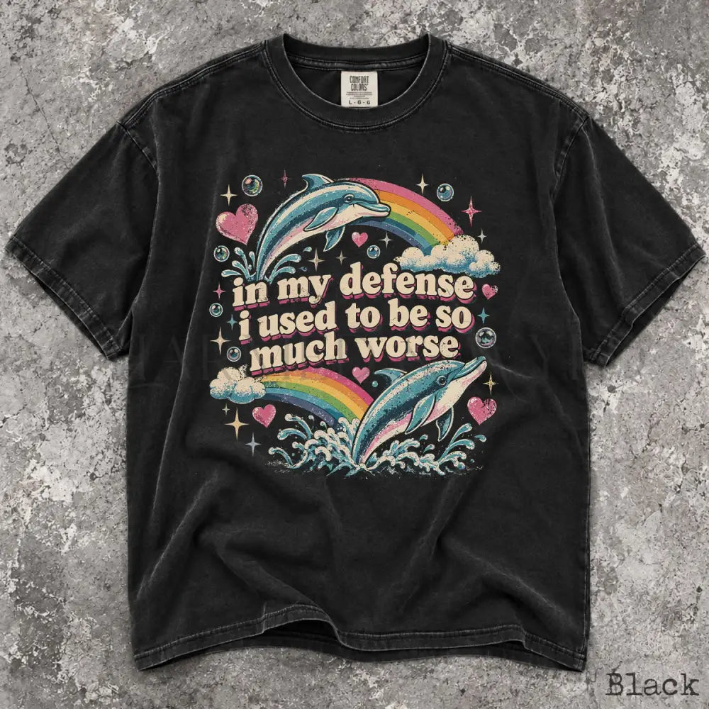 In My Defense Comfort Colors T-Shirt - Black / S - T-Shirt