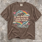 In My Defense Comfort Colors T-Shirt - Espresso / S - T-Shirt