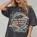 In My Defense Comfort Colors T-Shirt - Pepper / S - T-Shirt