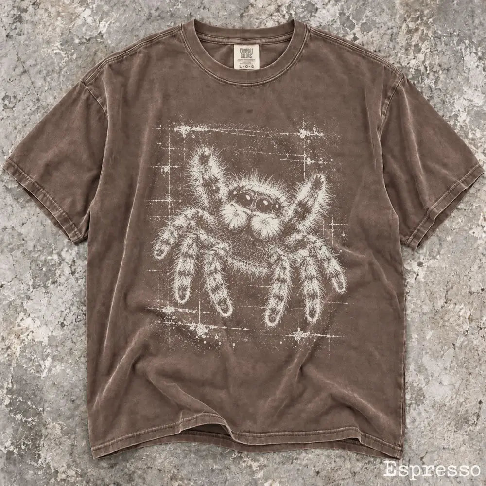 Jumping Spider Comfort Colors T-Shirt - Espresso / S - T-Shirt