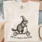 Off to Cause a Kerfuffle Wizard Otter T-Shirt