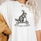 Off to Cause a Kerfuffle Wizard Otter T-Shirt