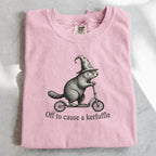 Off to Cause a Kerfuffle Wizard Otter T-Shirt
