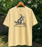 Off to Cause a Kerfuffle Wizard Otter T-Shirt