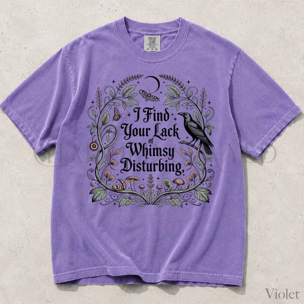 Lack of Whimsy Comfort Colors T-Shirt - Violet / S - T-Shirt