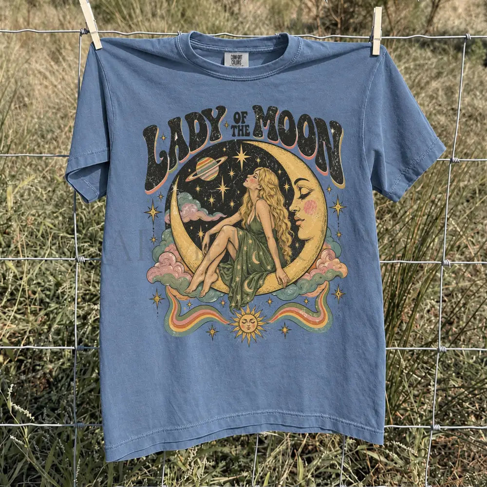 Lady of the Moon Comfort Colors T-Shirt - T-Shirt