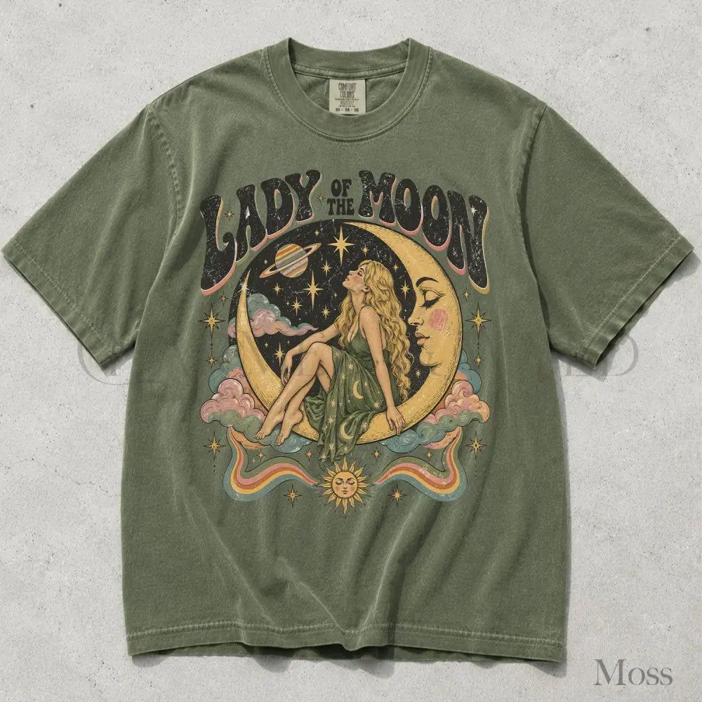 Lady of the Moon Comfort Colors T-Shirt - T-Shirt