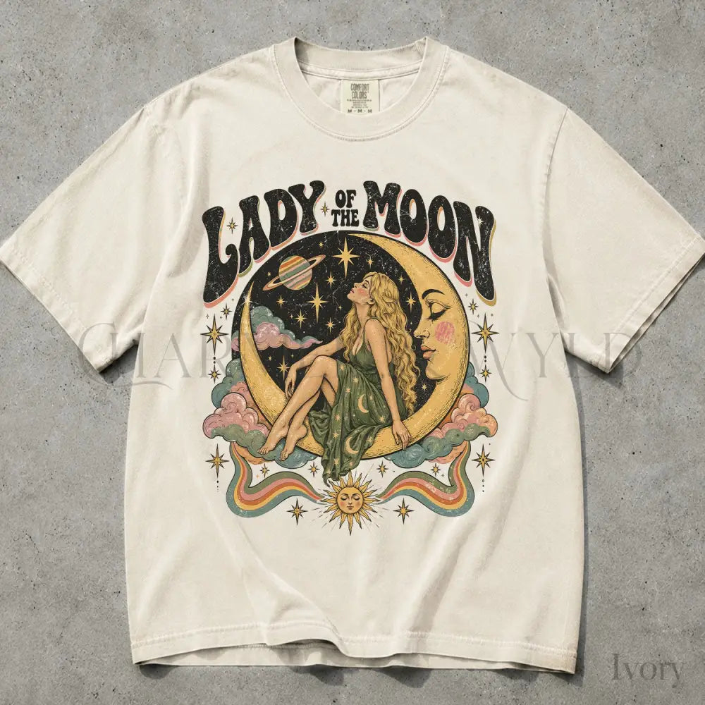 Lady of the Moon Comfort Colors T-Shirt - T-Shirt