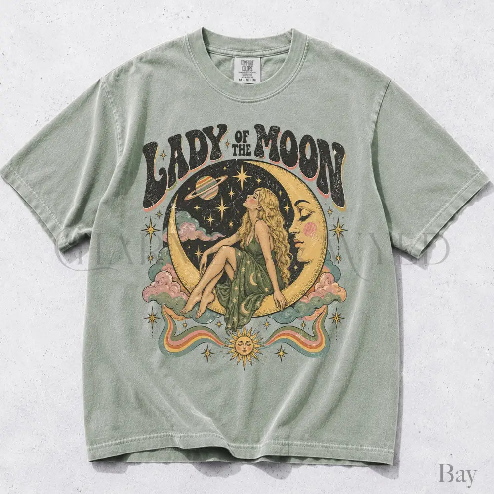 Lady of the Moon Comfort Colors T-Shirt - Bay / S - T-Shirt