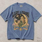 Lady of the Moon Comfort Colors T-Shirt - Blue Jean / S - T-Shirt