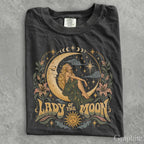 Lady of the Moon Comfort Colors T-Shirt - Graphite / S - T-Shirt