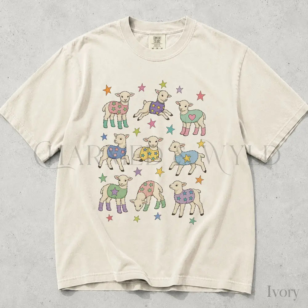 Lambs in Sweaters Comfort Colors T-Shirt - T-Shirt